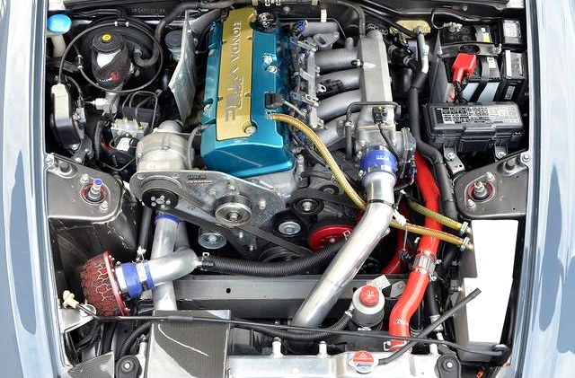 J'S RACING F22C COMPLETE ENGINE and HKS GTS7040 SUPERCHARGER.