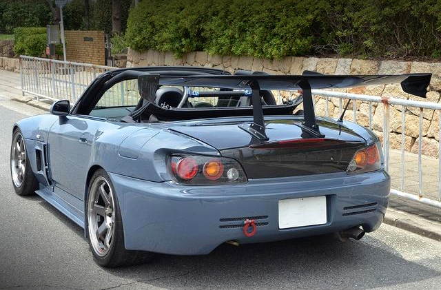 Rear exterior of HONDA S2000 TYPE-S.