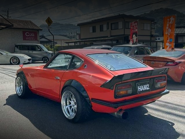 Rear exterior of S30 FAIRLADY Z.
