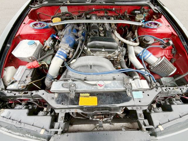 SR20DET+TOMEI TURBOCHARGER installed WIDEBODY SILEIGHTY.