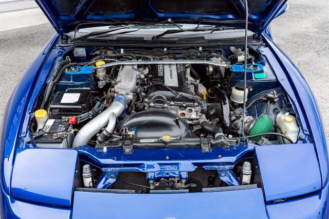 SR20DET turbo engine installed ONEVIA and WIDEBODY style S15 SILVIA VARIETTA.