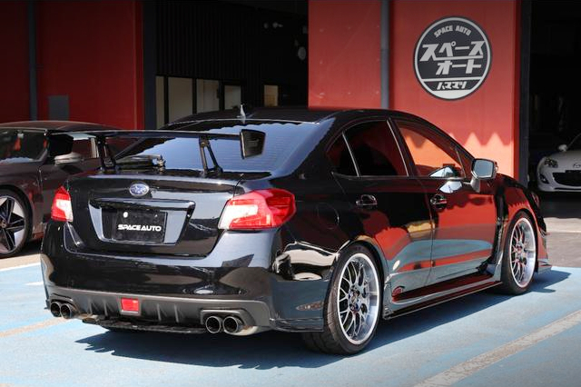 Rear exterior of VAB SUBARU WRX STI.
