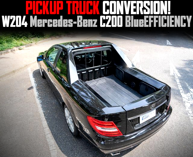 W204 Mercedes-Benz C200 BlueEFFICIENCY With PICKUP TRUCK CONVERSION.