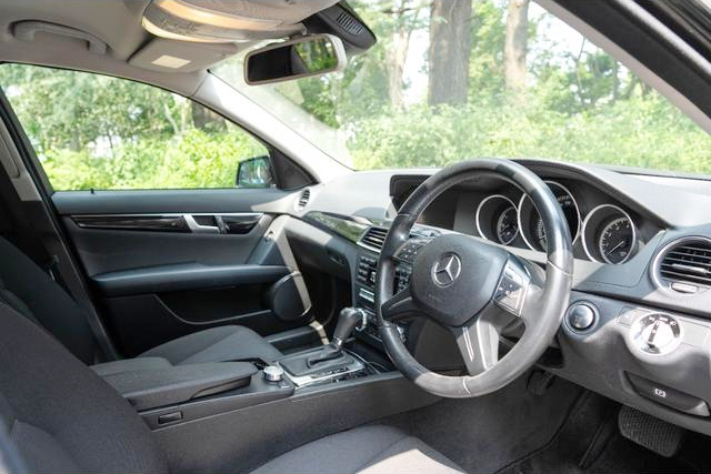 Interior of W204 Mercedes-Benz C200 BlueEFFICIENCY With PICKUP TRUCK CONVERSION.