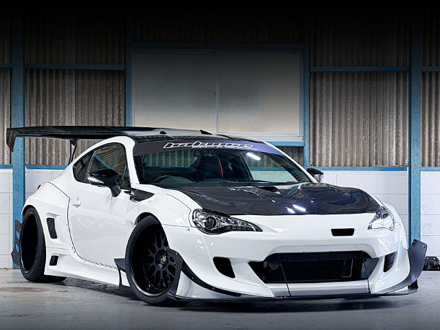 Front exterior of PANDEM Version 3.5 WIDEBODY ZN6 TOYOTA 86 GT.