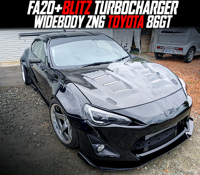 FA20+BLITZ TURBOCHARGER in the WIDEBODY ZN6 TOYOTA 86GT.