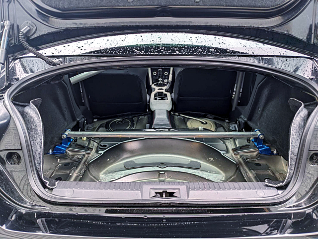 Trunk space of WIDEBODY ZN6 TOYOTA 86GT.
