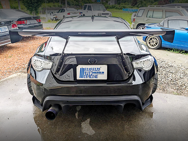 Rear exterior of WIDEBODY ZN6 TOYOTA 86GT.