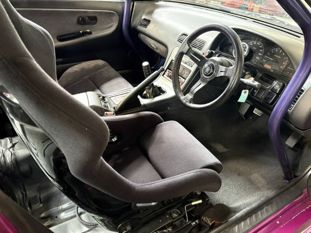 Interior of WIDEBODY RPS13 NISSAN 180SX.