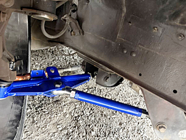 Aftermarket Arms installed WIDEBODY RPS13 NISSAN 180SX.