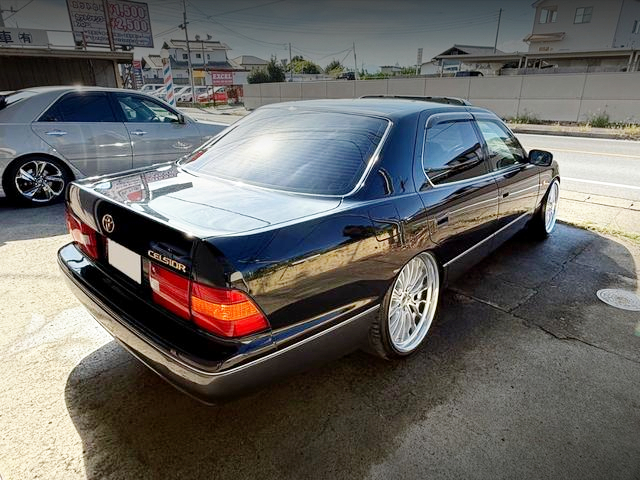 Rear exterior of Modified UCF21 TOYOTA CELSIOR C-SPEC.