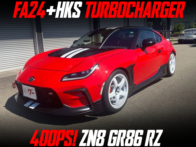 FA24+HKS TURBOCHARGER in the 400PS ZN8 GR86 RZ.