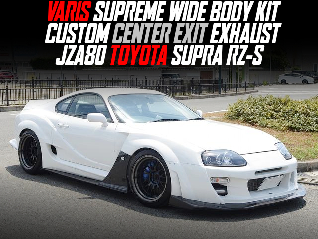 VARIS SUPREME WIDE BODY KIT, CUSTOM CENTER EXIT EXHAUST, modified JZA80 TOYOTA SUPRA RZ-S.