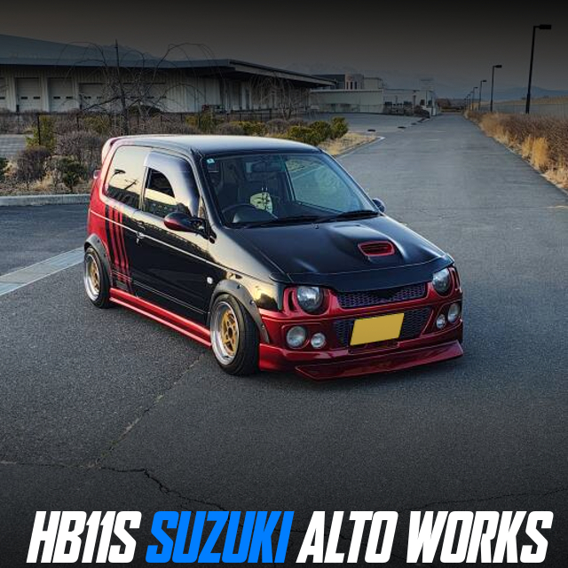 ADVAN RACING painted HB11S SUZUKI ALTO WORKS.