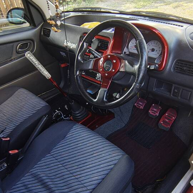 Interior of HB11S SUZUKI ALTO WORKS.