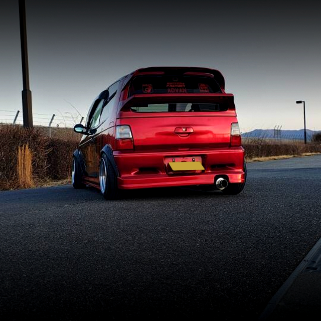 Rear exterior of HB11S SUZUKI ALTO WORKS.