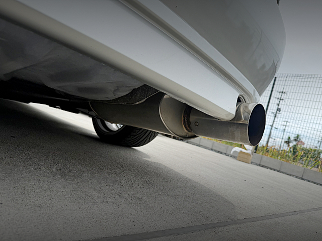 Aftermarket exhaust Muffler installed ALTEZZA RS200 Z EDITION.