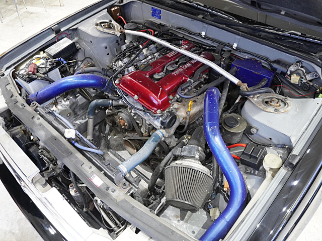 SR20DET 2000cc turbo engine.