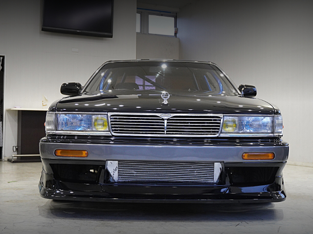 Front Mount intercooler installed C33 NISSAN LAUREL.