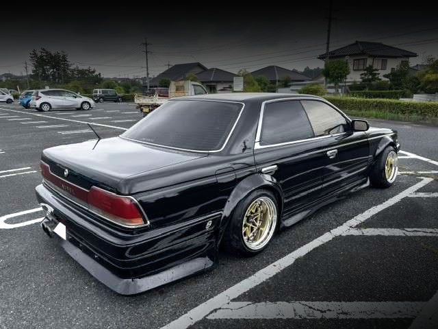 Rear exterior of TD06 TURBOCHARGED C33 LAUREL.