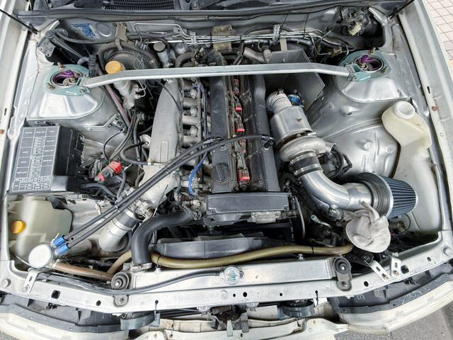 RB25DET+TOP MOUNT TURBOCHARGER.