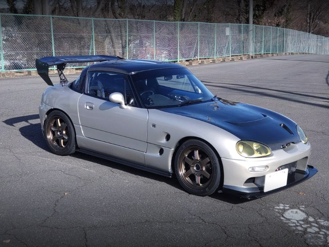 Front exterior of 130PS EA11R SUZUKI CAPPUCCINO.