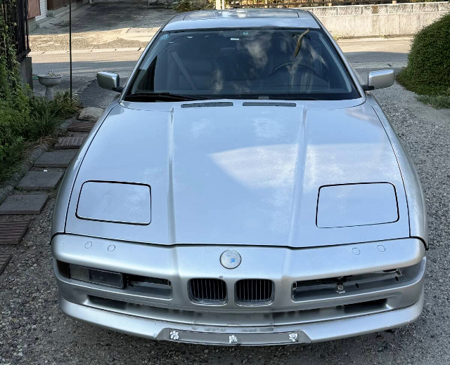 Front hood of E31 BMW 850i.