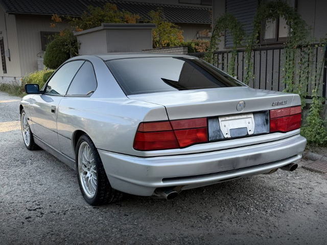 Rear exterior of E31 BMW 850i.