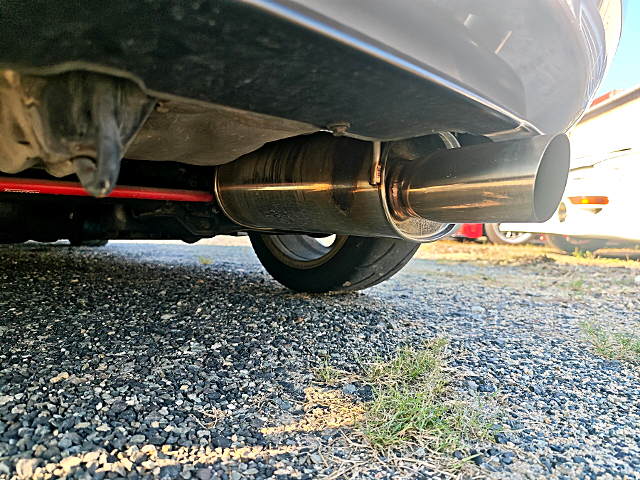 Exhaust Muffler of EG2 CR-X DELSOL SiR.