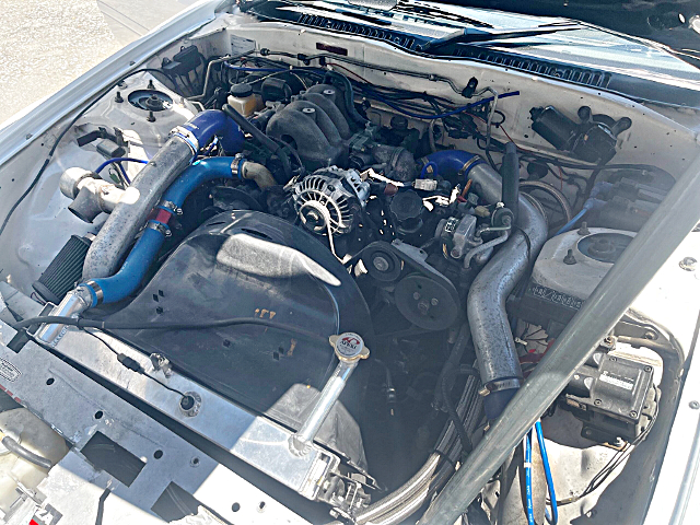 13B-T rotary turbo engine.