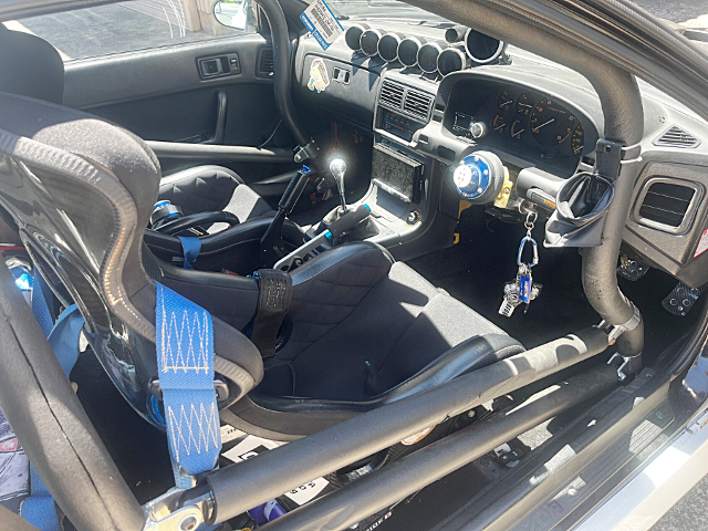 Interior of WIDEBODY FC3S RX-7 GT-R.