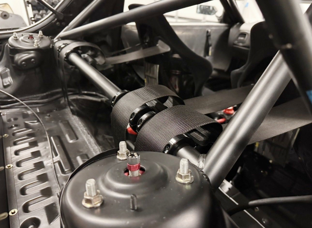 Roll cage installed 650HP ROCKET BUNNY WIDEBODY FD3S MAZDA RX-7.