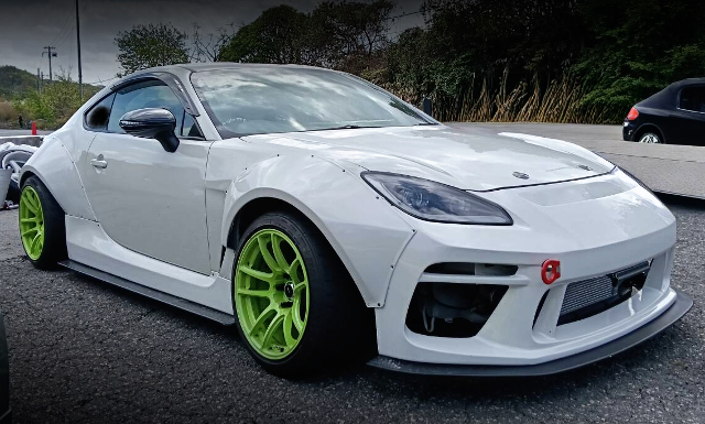 Front exterior of SHIBATA RACING VERSION WIDEBODY ZN8 TOYOTA GR86 RC.
