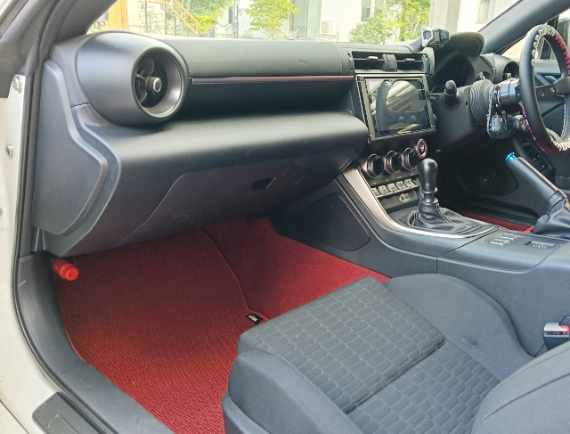 Interior of SHIBATA RACING VERSION WIDEBODY ZN8 TOYOTA GR86 RC.