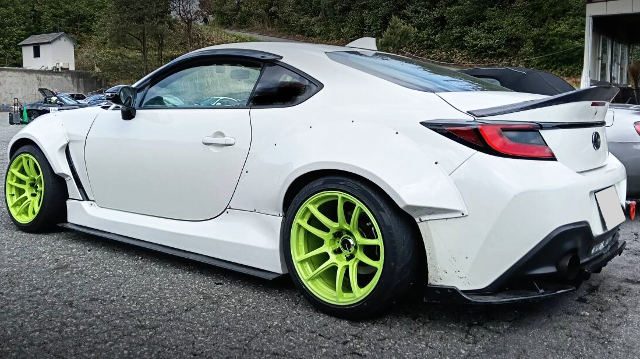 Rear exterior of SHIBATA RACING VERSION WIDEBODY ZN8 TOYOTA GR86 RC.