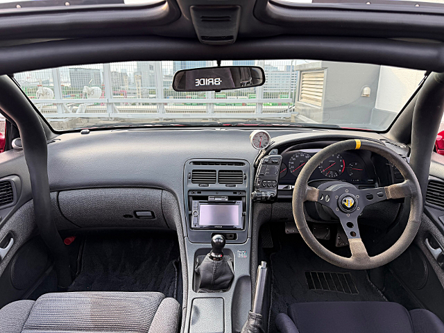 Interior of BORDER Racing Full Complete Car WIDEBODY GZ32 FAIRLADY Z.