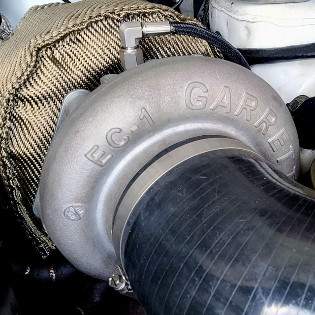 GARRETT Turbocharger on RB25DET ENGINE.