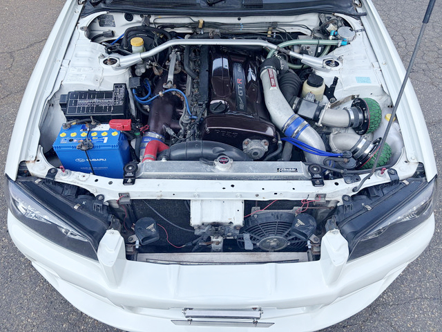 RB26DETT Twin Turbo Engine Installed ER34 SKYLINE 4-DOOR 25GT.