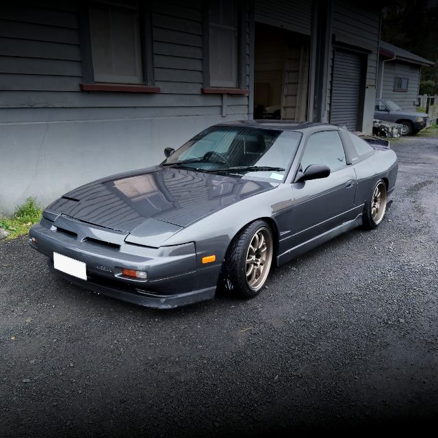 Front exterior of NISSAN 180SX.