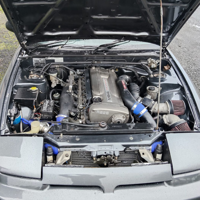 RB26DETT TWIN TURBO ENGINE.