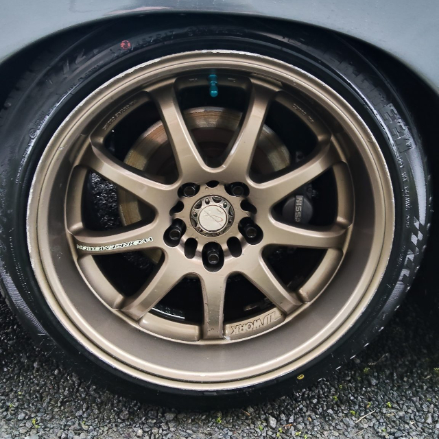 Rear RIM of NISSAN 180SX.