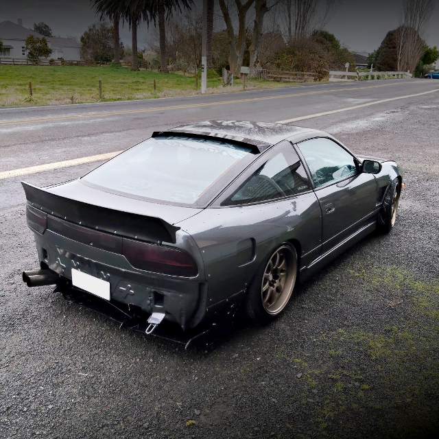 Rear exterior of NISSAN 180SX.