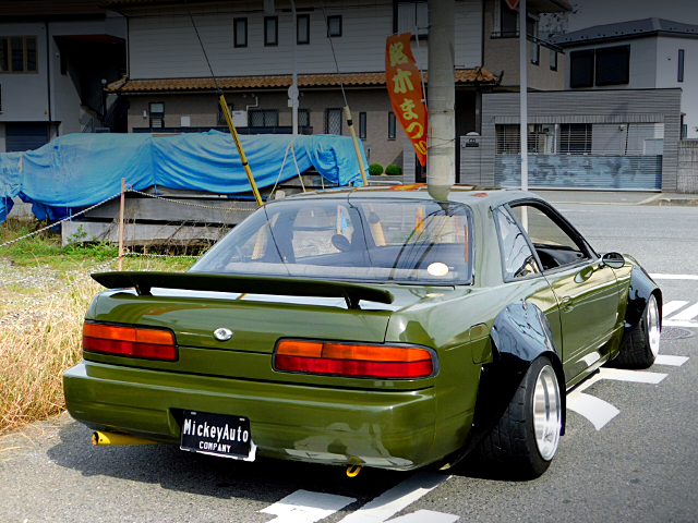 Rear exterior of WORKS S13 SILVIA Q'S.