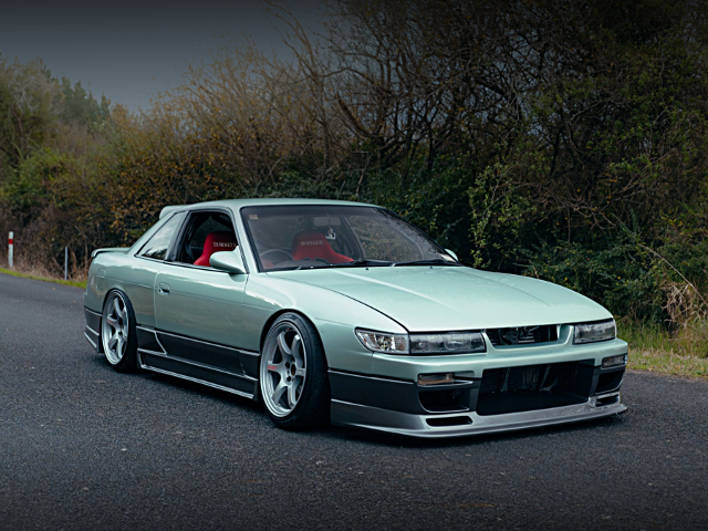 Front exterior of Modified S13 NISSAN SILVIA.