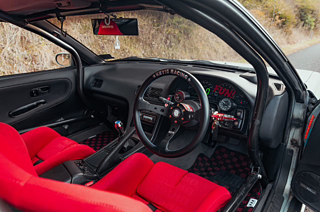 Interior of Modified S13 NISSAN SILVIA.
