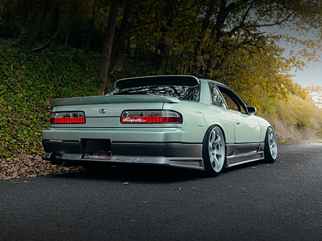 Rear exterior of Modified S13 NISSAN SILVIA.