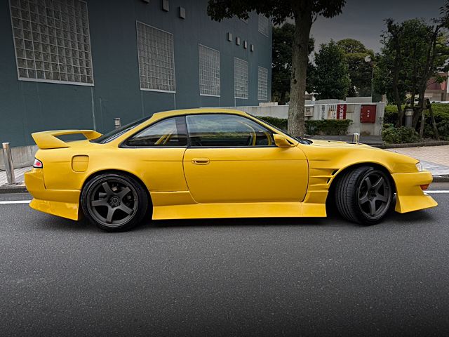 Side exterior of WIDEBODY S14 SILVIA.
