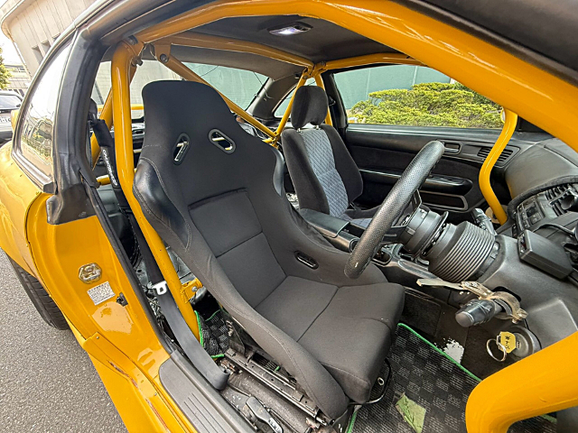 Seats and Roll cage of WIDEBODY S14 SILVIA.