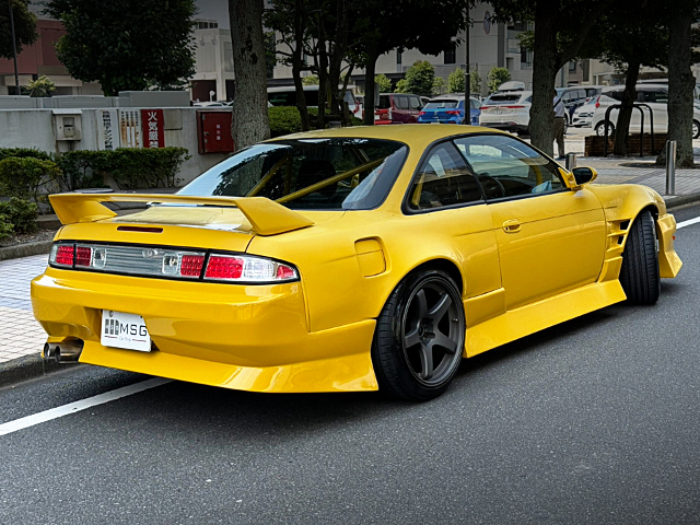 Rear exterior of WIDEBODY S14 SILVIA.