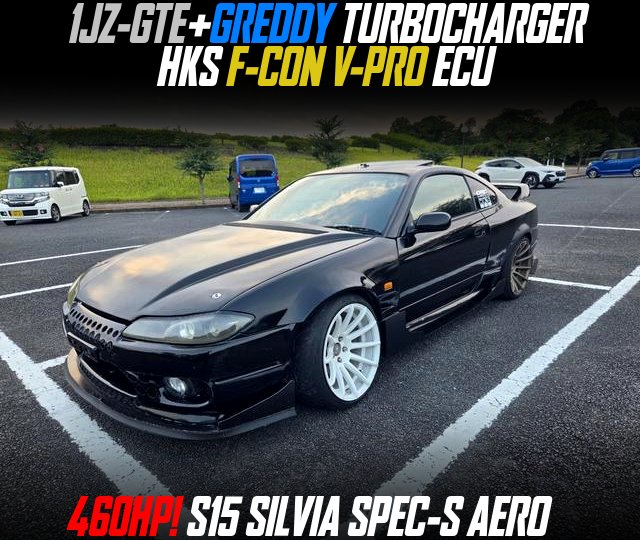1JZ-GTE+GREDDY TURBOCHARGER, HKS F-CON V-PRO ECU, in the 460HP S15 SILVIA SPEC-S AERO.